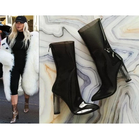 Privileged Shoes - Privileges Black chic clear boots